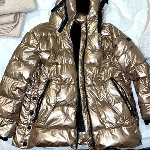 DKNY gold coat